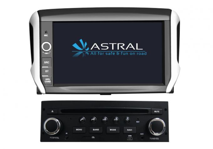 Dual Core PEUGEOT Navigation System Android 208 2008 DVD GPS CD Player BT TV iPod