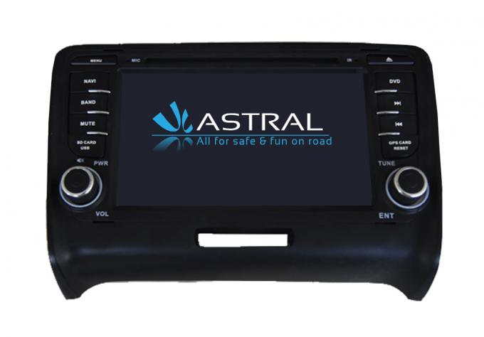 Dual Zone Central Multimidia GPS AUDI TT Navigation iPod DVD Player with Radio USB SD