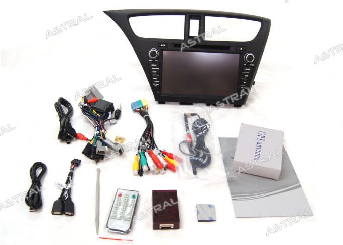 Honda 2014 Civic Hatch Back Navigation System Android DVD 3G Wifi Rearview Camera Input