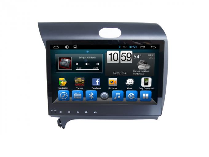 Sat Nav 2 Din Car Stereo For KIA K3 With Navigation , Android Car Dvd Player