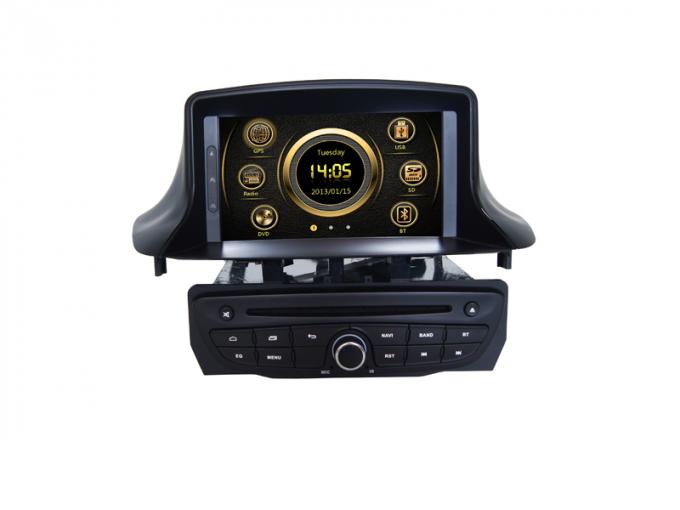 Car 2 din car dvd player with bluetooth 3g camera input for  megane / fluence 2014