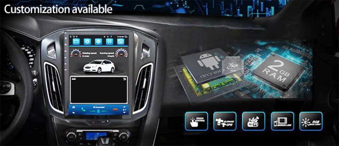 10.1 Inch Car Multimedia Navigation System With Double Din Touch Screen Android