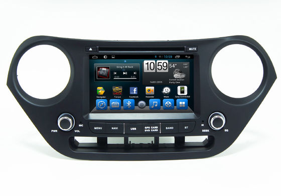 China Quad Core Car GPS Navigation System Hyundai I10 Android Player supplier
