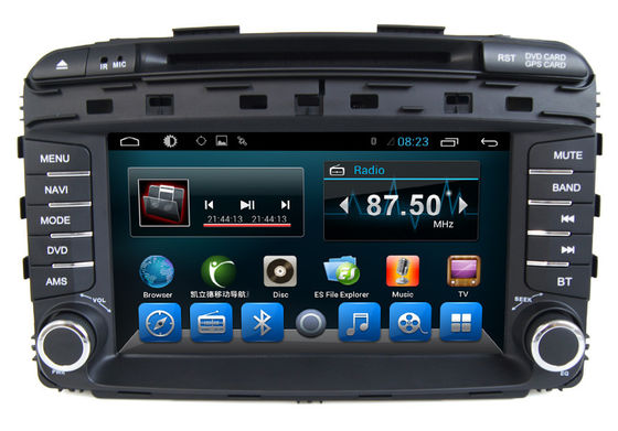 China In Dash Car Multimedia System Auto DVD Player GPS Android Quad Core Sorento 2015 supplier