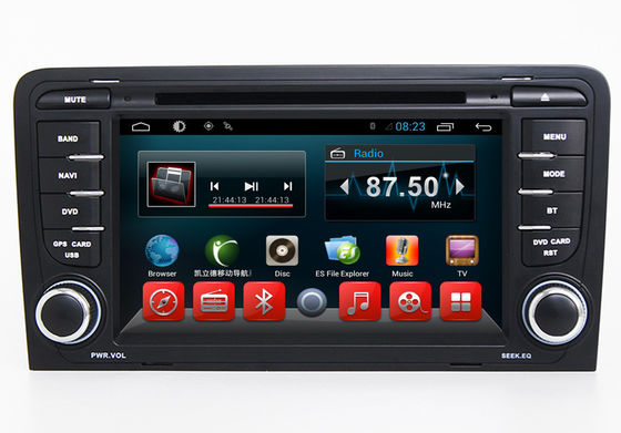 China 2 Din Central Entertainment System Android Car Navigation Audi A3 S3 RS3 With Bluetooth supplier