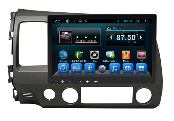 China Double Din Radio Car PC Bluetooth Dvd Player Civic 2006-2011 Big Screen supplier