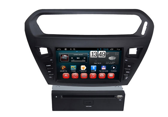 China Quad core PEUGEOT Navigation System With 8.0 Inch Touch Screen / Auto Rear Viewing supplier