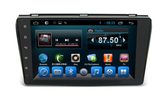 China Android 6.0 Double Din Navigation Bluetooth , Multimedia Car Navigation System Mazda 3 2004-2009 supplier