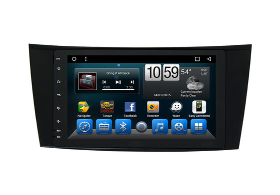 China Octa Core Mercedes Car Multimedia System Android , Vehicle Navigation System Benz E-Class supplier