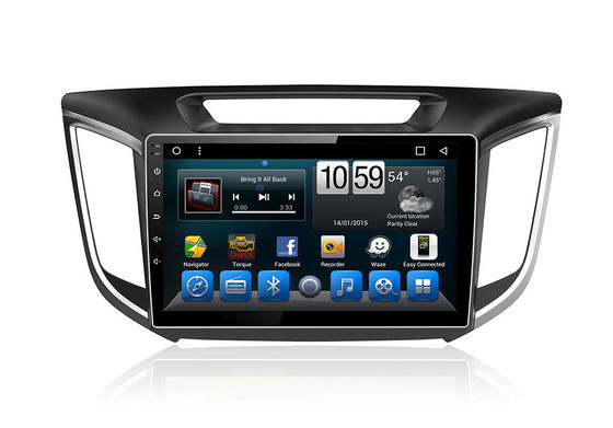 China Car GPS Unit Android System Double Din Radio With Navigation Touch Screen Ix25 Creta supplier