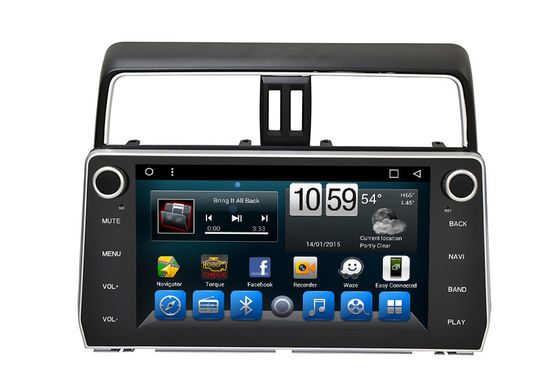 China Auto Double Din Toyota Car Stereo Navigation System Prado 2018 Built in Mirror Link supplier