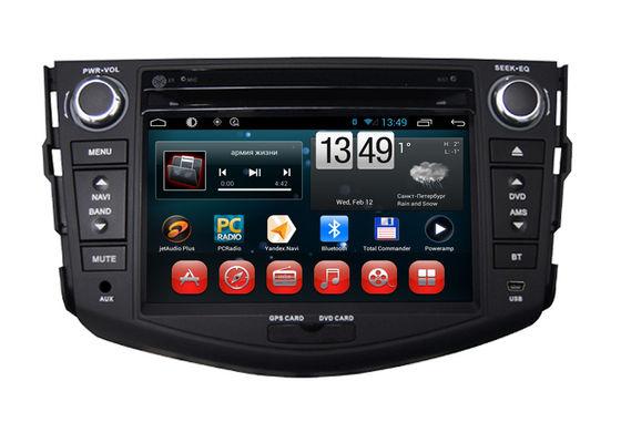 China Toyota RAV4 GPS Navigation Android Car DVD Player Steering Wheel Control BT TV Radio supplier