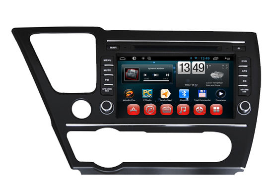 China Camera Input SWC Honda  Navigation System Android Car DVD Player for 2014 Civic Sedan supplier