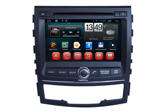 China Ssangyong Korando Car GPS Navigation System Android DVD Player 3G WIFI SWC BT supplier