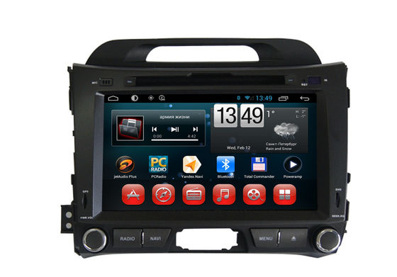 China Kia Sportage R Car DVD Player Android Multimedia Navigation Dual Zone BT TV iPod 3G WIFI supplier