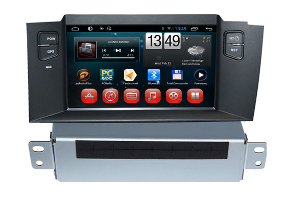 China Car Infor Citroen DVD Player C4L Android GPS Navigation with Rear view Camera supplier