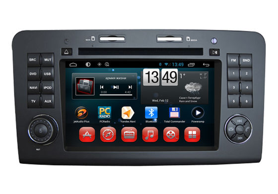 China Android DVD Player GPS BENZ ML GL Car Multimedia Navigation System BT IPOD TV Radio supplier