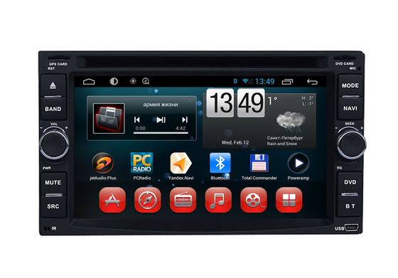 China 1080P video Double Din Car DVD Players Android Navigation System with DVD / VCD / CD / MP3 / MPEG4 supplier