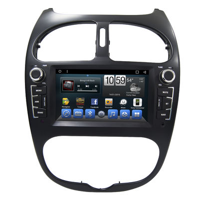 China Bluetooth PEUGEOT Navigation System 6.2 Inch Touch Screen Android Autoradio GPS Unit supplier