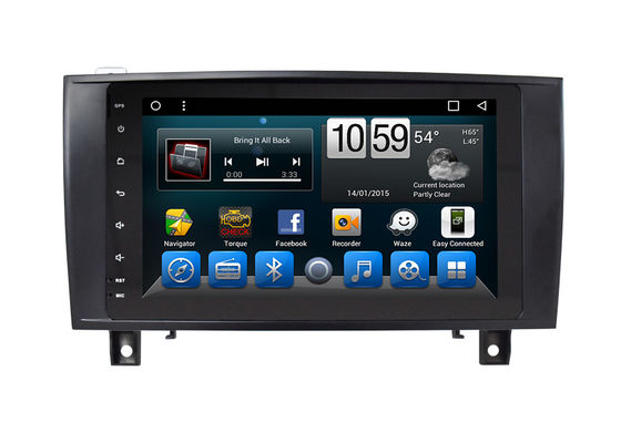 China 2 Din Radio Mercedes Central Multimedia GPS In Vehicle Navigation Benz SLK Class supplier