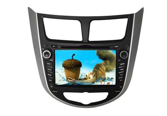 China Double Din HYUNDAI DVD Player Verna Accent Solaris TV BT Touch Screen supplier