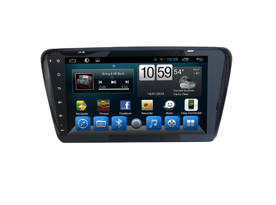 China GPS Volkswagen Skoda Octavia Android Car GPS Navigation Capacitive Screen supplier