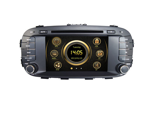 China In Car DD CD Player 3G Bluetooth SWC Camera Input Aux In for KIA Soul supplier