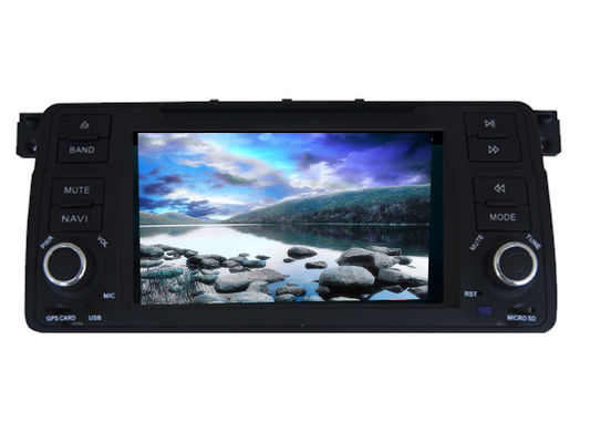 China Multimedia Car Navigation System with gps wifi 3g camera input for BMW E46 supplier