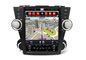 Car Stereo Bluetooth 12.1 Toyota Gps Navigation Unit Highlander 2008 2012 supplier