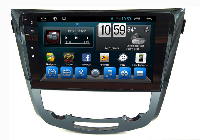 A9 Quad Core Car Multimedia Navigation System For Nissan X - Trail With Radio DVD