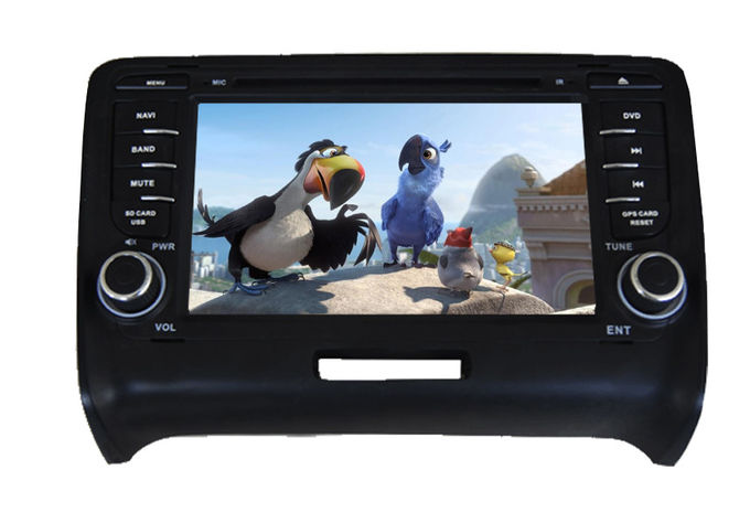 Quad Core Audi Navigation System Central Multimedia With HD Resolution Capacitive Touch Panel