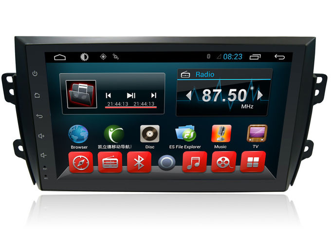 Double Din Quad Core SUZUKI Navigator Car Multimedia Player For Suzuki SX4 2009-2013