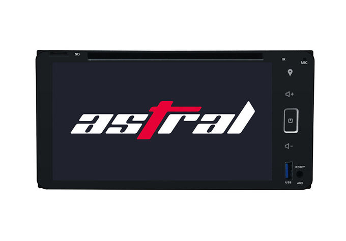 Octa Core Indash Navigator Double Din Car DVD Player 6.95 Inch For Universal