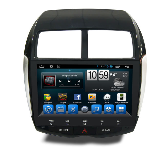 Android Car Radio Stereo Bluetooth ASX RVR MITSUBISHI Navigator