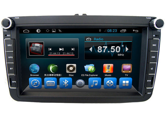 China Black Volkswagen Deckless 8 Inch Car GPS Navigation Android AST - 8087 supplier
