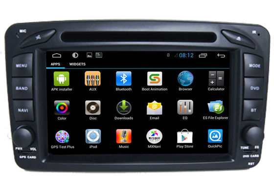 China 2 Din Car Radio Player Mercedes GPS Search Navigation Benz W209 supplier