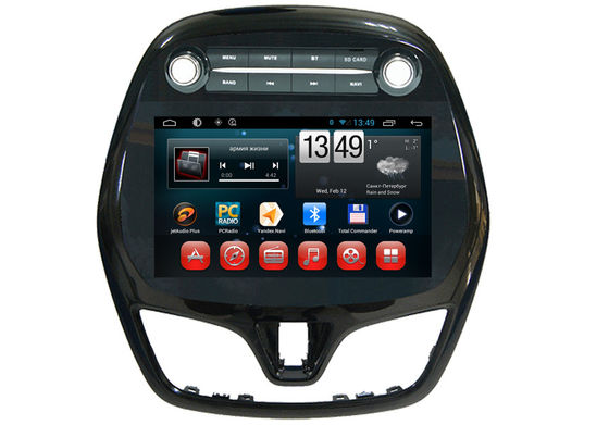 China Android Car Dvd Players Spark Chevrolet GPS Navigation Quad Core 16G ROM supplier