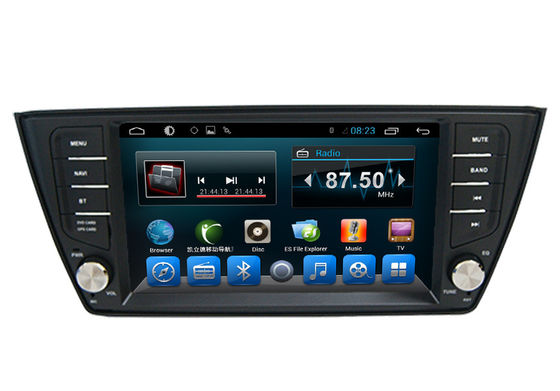 China Quad Core Volkswagen Gps Navigation VW Fabia Radio Stereo Bluetooth supplier