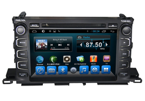 China Highlander XU50 Series Toyota Dvd Navigation Custom Design And Logo supplier