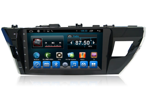 China 10 Inch TOYOTA GPS Navigation Car Central Multimedia Toyota Corolla 2014 Asia supplier