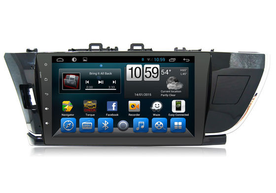 China Big Touch Screen Toyota GPS Navigation Stereo System for Corolla 2014 supplier