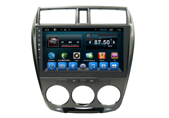 China Double Din Honda Navigation System , Multimedia Car Stereo 3G Wifi City 2008-2013 supplier