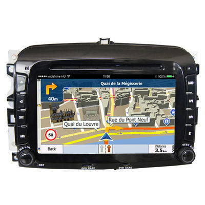 China Double Din FIAT Navigation System High Resolution With Capacitive Touch Panel supplier