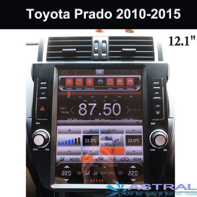China Automotive Android Multimedia Kitkat Toyota GPS Navigation Tesla Touch Screen Prado 2010 2015 supplier