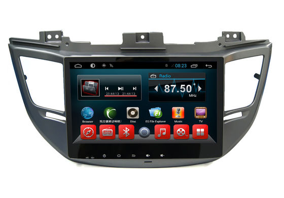 China HD 1024*600 Touch Hyundai Dvd Player , Tucsonix35 2016 In Dash Car Stereon Radio Gps supplier