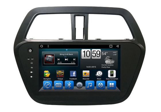 China Android 7.1 Car Dvd Player Suzuki Navigator Bluetooth Radio Suzuki Scross 2014 supplier