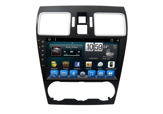 China Double Din Mirror Link Android Car Navigation Entertainment System Subaru XV 2015 2016 supplier