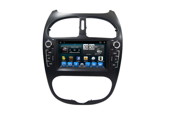 China Android Car FM AM Radio Receiver Gps Navigation System for Peugeot 206 supplier