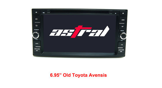 China Toyota Avensis Android GPS Navigation Device 6.95 Inch Support Full Phonebook supplier