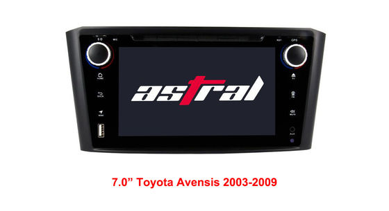 China Multimedia TOYOTA GPS Navigation 7.0 Inch Stereo Radio With DVD SWC Mirror - Link supplier
